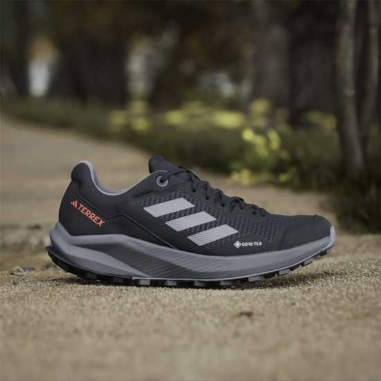 Adidas Мъжки Маратонки За Бягане Terrex Trail Rider Gore-Tex Trail Womens Running Shoes Черно/Сиво Дамски туристически обувки