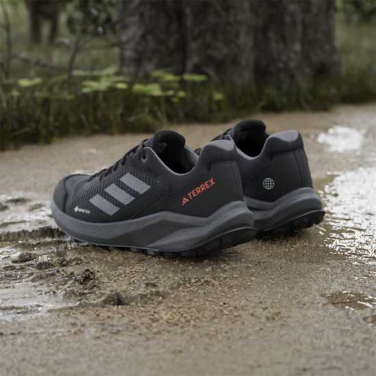 Adidas Мъжки Маратонки За Бягане Terrex Trail Rider Gore-Tex Trail Womens Running Shoes Черно/Сиво Дамски туристически обувки