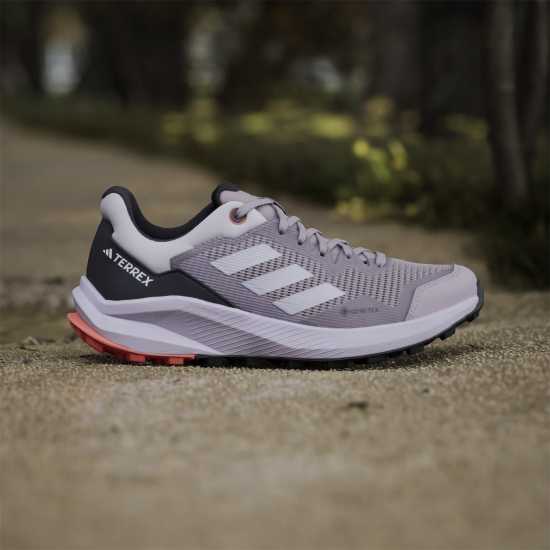 Adidas Мъжки Маратонки За Бягане Terrex Trail Rider Gore-Tex Trail Womens Running Shoes Щипка/Сиво Дамски туристически обувки