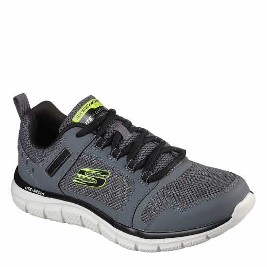 Skechers Мъжки Обувки За Бягане Track Knockhill Running Shoes Mens Сиво Мъжки маратонки