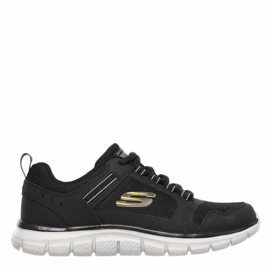 Skechers Мъжки Обувки За Бягане Track Knockhill Running Shoes Mens Черно/Бяло Мъжки маратонки