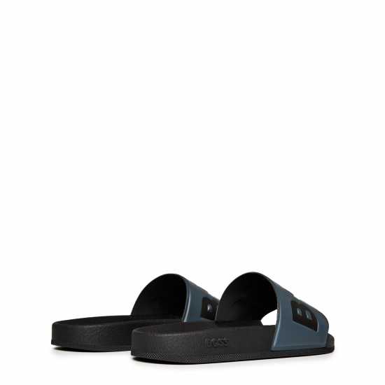 Hugo Boss Boss Aryeh Sliders Grey/Black 021 Мъжки сандали и джапанки