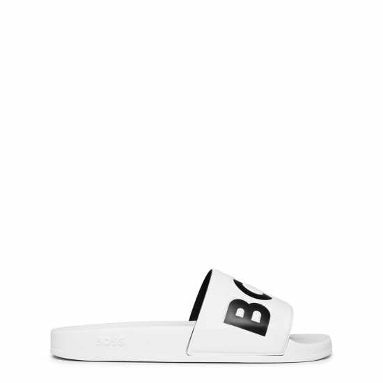 Hugo Boss Boss Aryeh Sliders White 101 Мъжки сандали и джапанки