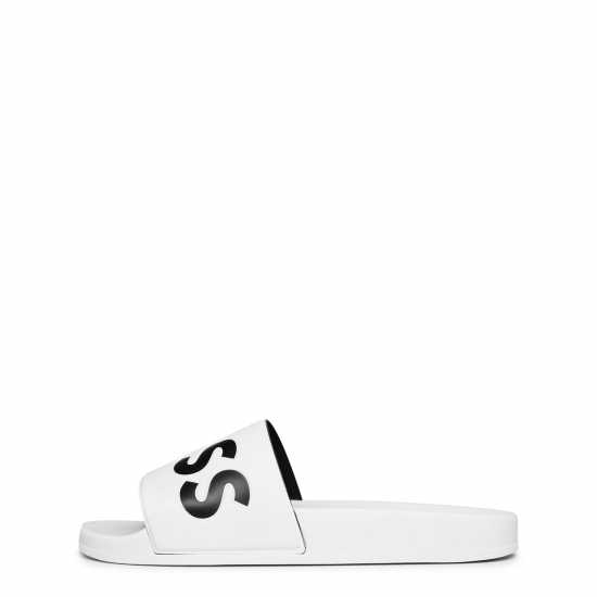 Hugo Boss Boss Aryeh Sliders White 101 Мъжки сандали и джапанки