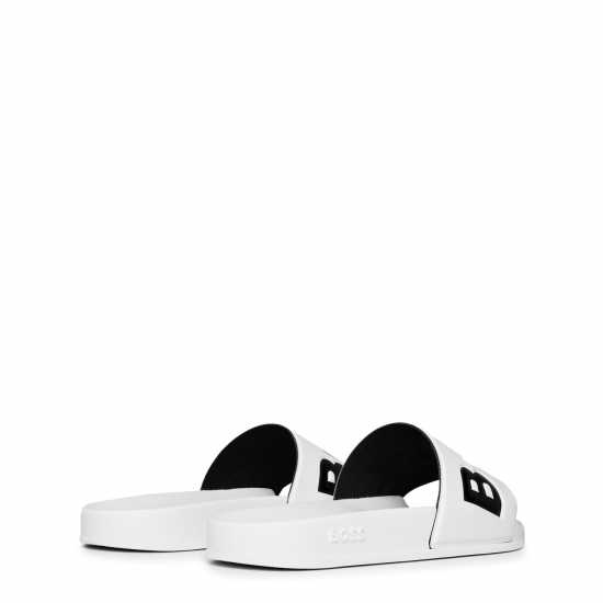 Hugo Boss Boss Aryeh Sliders White 101 Мъжки сандали и джапанки