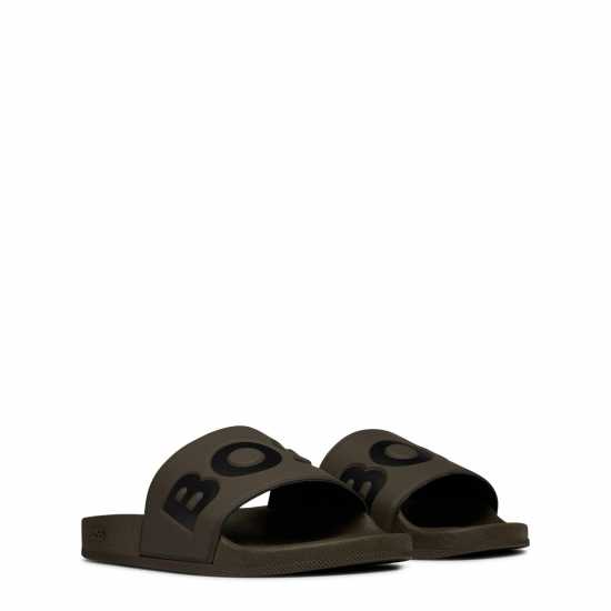 Hugo Boss Boss Aryeh Sliders Khaki 341 Мъжки сандали и джапанки