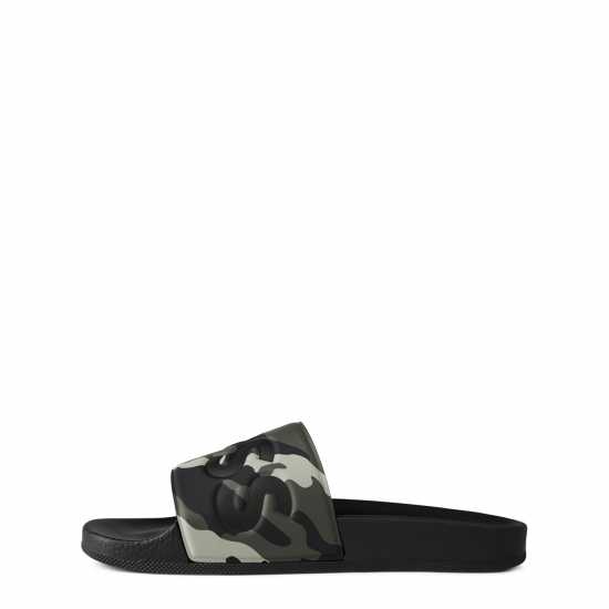 Hugo Boss Boss Aryeh Sliders Green Camo 341 Мъжки сандали и джапанки