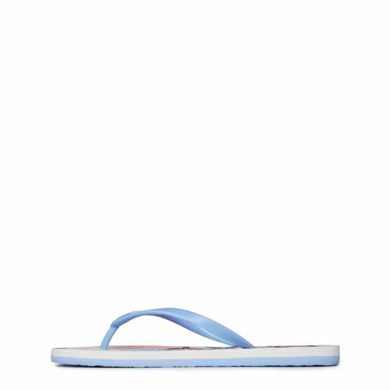 Roxy Джапанки Flip Flops Ld43 Бел Аир Син Дамски сандали и джапанки