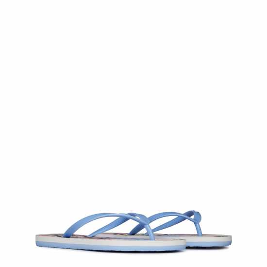 Roxy Джапанки Flip Flops Ld43 Бел Аир Син Дамски сандали и джапанки