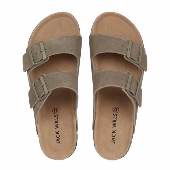 Jack Wills Cork Strap Sandals Тоуп Мъжки сандали и джапанки