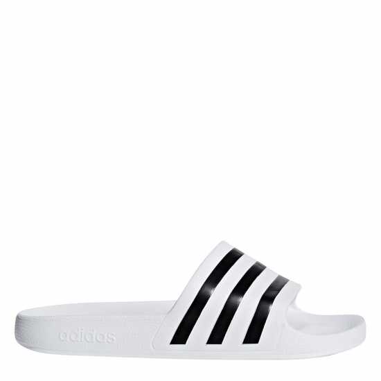 Adidas Adilette Aqua Slide Mens White/Black Мъжки сандали и джапанки