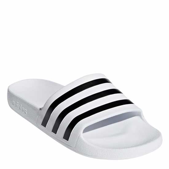 Adidas Adilette Aqua Slide Mens White/Black Мъжки сандали и джапанки