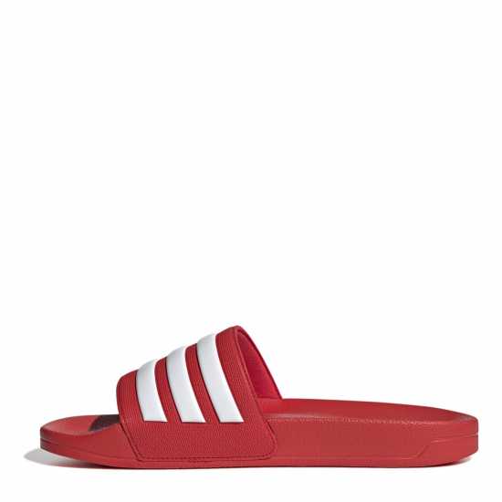 Adidas Adilette Shower Slides Adults Червено/Бяло Мъжки сандали и джапанки