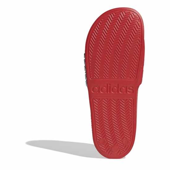 Adidas Adilette Shower Slides Adults Червено/Бяло Мъжки сандали и джапанки