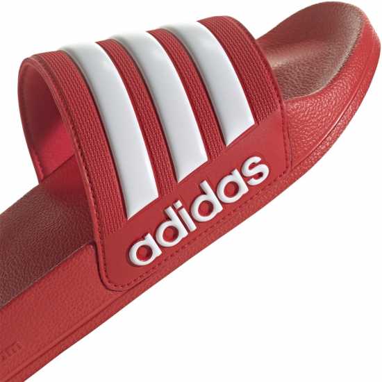 Adidas Adilette Shower Slides Adults Червено/Бяло Мъжки сандали и джапанки