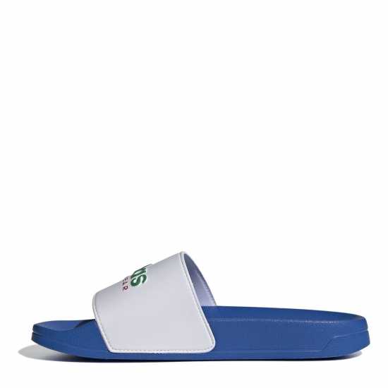 Adidas Adilette Shower Slides Adults Кралски/Бял/Зелен Мъжки сандали и джапанки