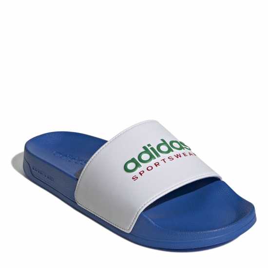 Adidas Adilette Shower Slides Adults Кралски/Бял/Зелен Мъжки сандали и джапанки