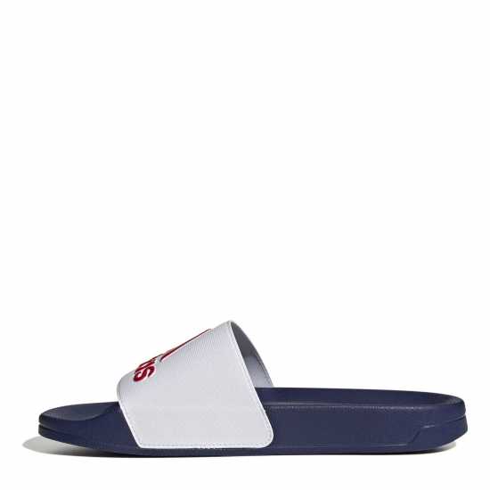 Adidas Adilette Shower Slides Unisex Бяло/Синьо/Червено 