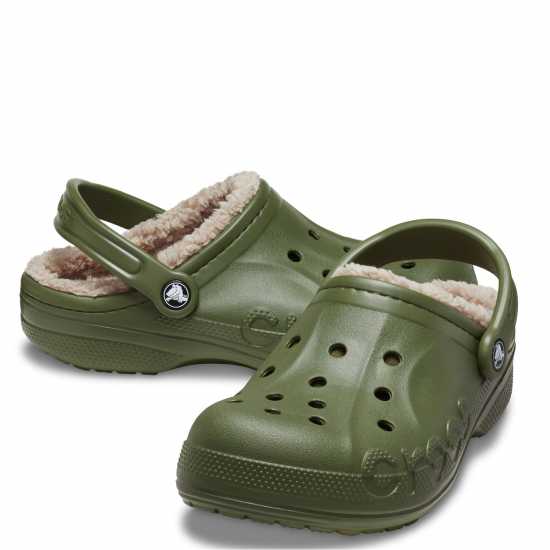 Crocs Baya Lnd Clog Sn44 Армейско зелено Чехли