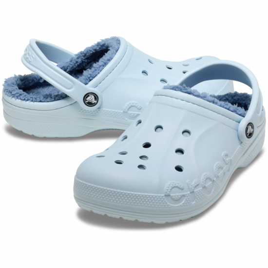 Crocs Baya Lined Clogs Mens Минерален син Чехли