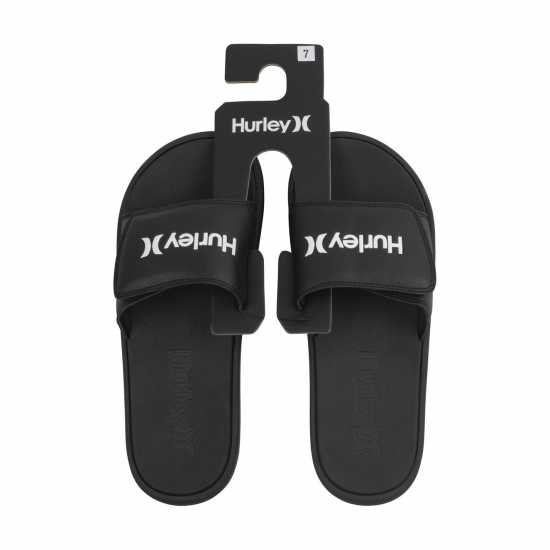 Мъжки Джапанки Hurley Velco Sliders Mens Черно / Бяло Мъжки сандали и джапанки