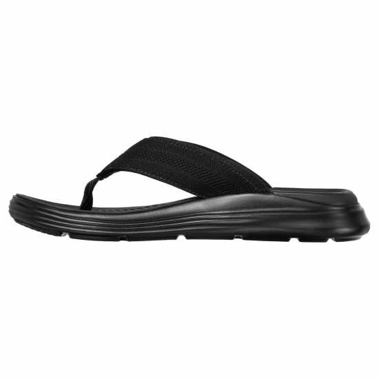 Skechers Мъжки Сандали Sargo - Point Vista Flat Sandals Mens Черно 