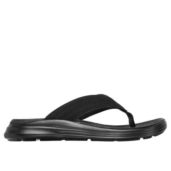 Skechers Мъжки Сандали Sargo - Point Vista Flat Sandals Mens Черно 