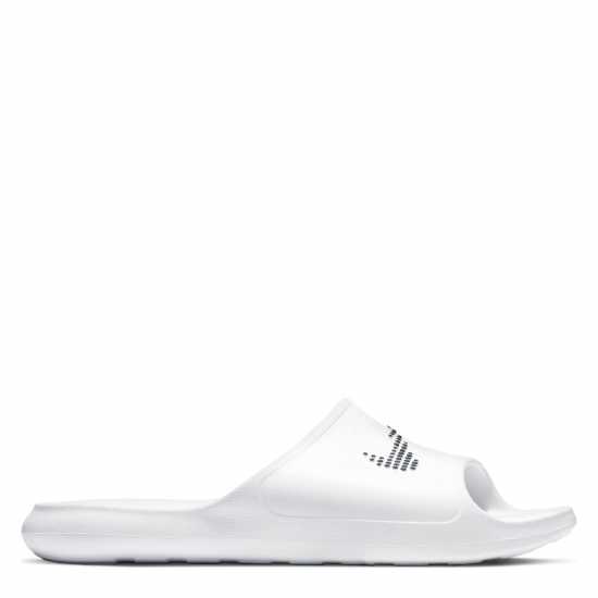 Nike Мъжки Джапанки Victori Shower Sliders Mens Бяло/Черно 