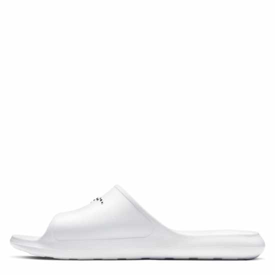 Nike Мъжки Джапанки Victori Shower Sliders Mens Бяло/Черно 