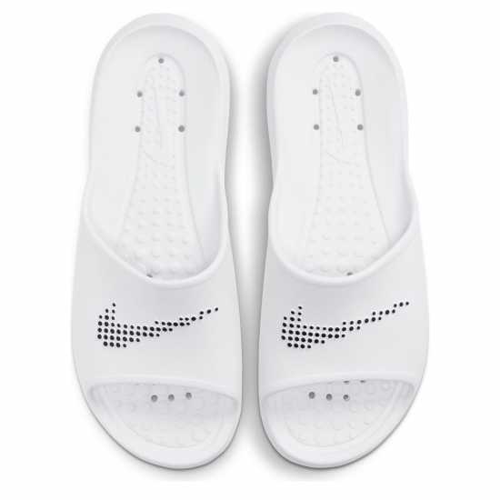 Nike Мъжки Джапанки Victori Shower Sliders Mens Бяло/Черно 