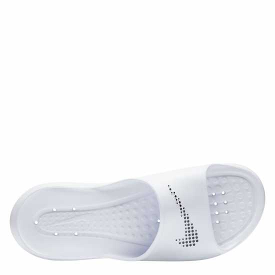 Nike Мъжки Джапанки Victori Shower Sliders Mens Бяло/Черно 