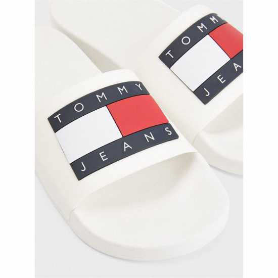 Tommy Jeans Flag Sliders Бял YBR Holiday Essentials