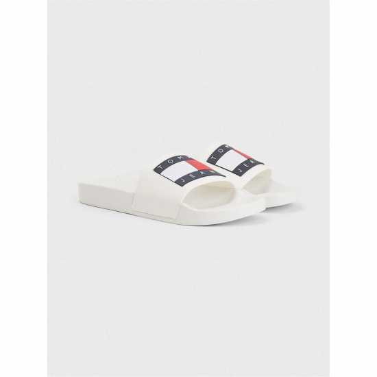 Tommy Jeans Flag Sliders Бял YBR Holiday Essentials