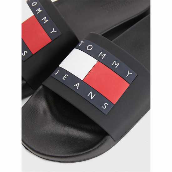 Tommy Jeans Flag Sliders Черно BDS Holiday Essentials