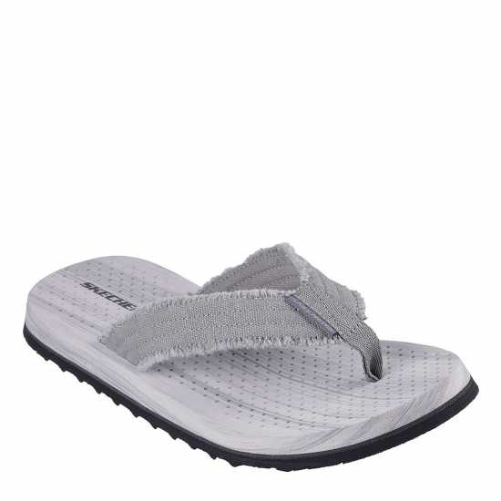 Skechers Мъжки Сандали Tantric Flat Sandals Mens Сиво Мъжки сандали и джапанки