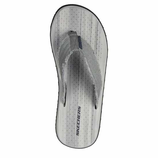 Skechers Мъжки Сандали Tantric Flat Sandals Mens Сиво Мъжки сандали и джапанки