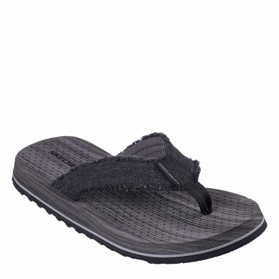 Skechers Мъжки Сандали Tantric Flat Sandals Mens Черно Мъжки сандали и джапанки