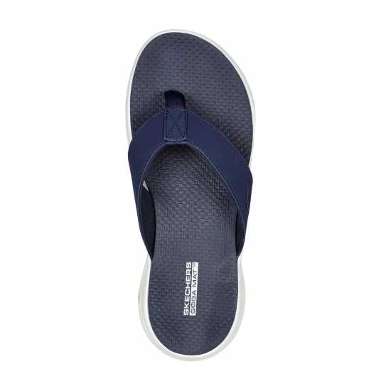 Skechers Мъжки Джапанки On The Go Vacay Womens Flip Flops Морска синьо Дамски сандали и джапанки