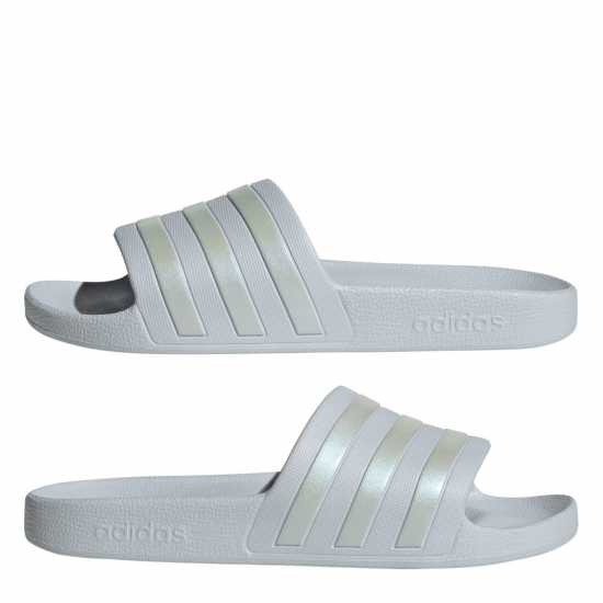 Adidas Adilette Aqua Slide Womens Хало Син/Сив Дамски сандали и джапанки