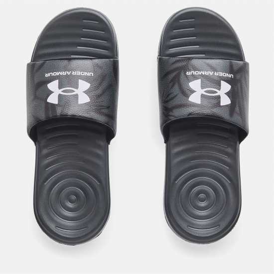 Under Armour Мъжки Джапанки За Басейн Ansa Graphic Womens Pool Shoes Grey/Black Дамски сандали и джапанки