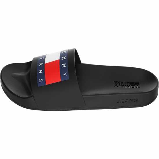 Tommy Jeans Pool Sliders Черно Mens