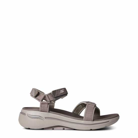 Skechers Джапанки Mesh Quarter Strap Sandal W Molded Flip Flops Womens Тъмно кафяво 