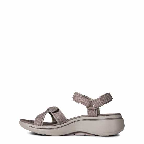 Skechers Джапанки Mesh Quarter Strap Sandal W Molded Flip Flops Womens Тъмно кафяво 