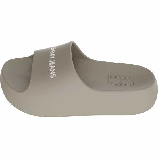 Tommy Jeans Flatform Slide Ld43 Приятна глина 