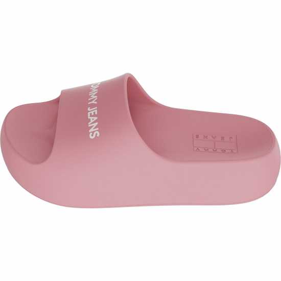 Tommy Jeans Flatform Slide Ld43 Засмеяно розово 