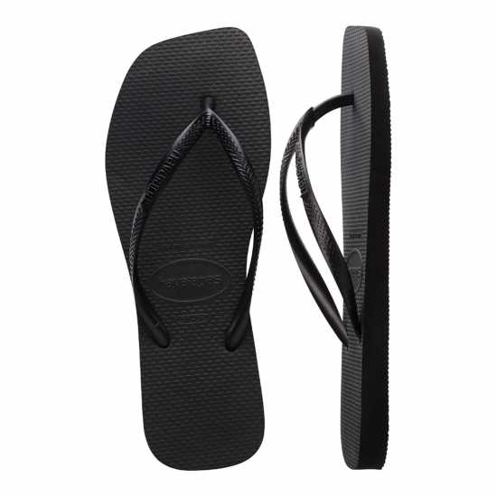 Havaianas Джапанки Square Flip Flops Womens Черно Дамски сандали и джапанки