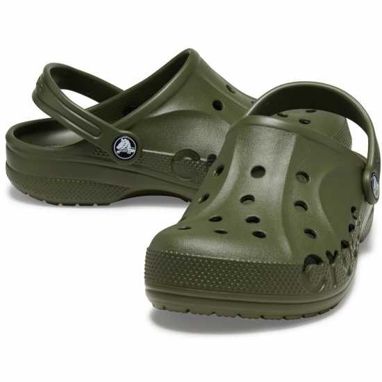 Crocs Baya Junior Boys Clogs Army Green Детски сандали и джапанки