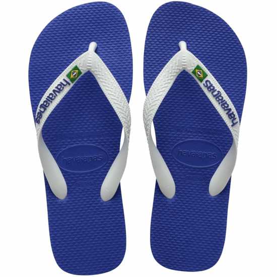 Havaianas Hav. Brasil Logo Black/black 29/30 Морско синьо Детски сандали и джапанки