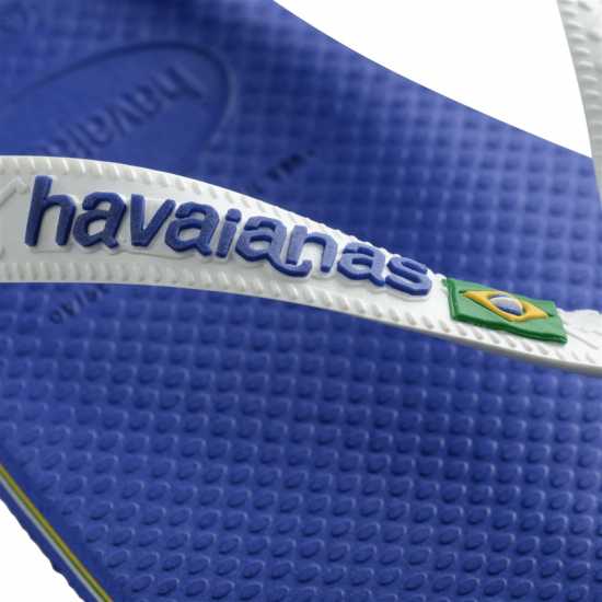 Havaianas Hav. Brasil Logo Black/black 29/30 Морско синьо Детски сандали и джапанки