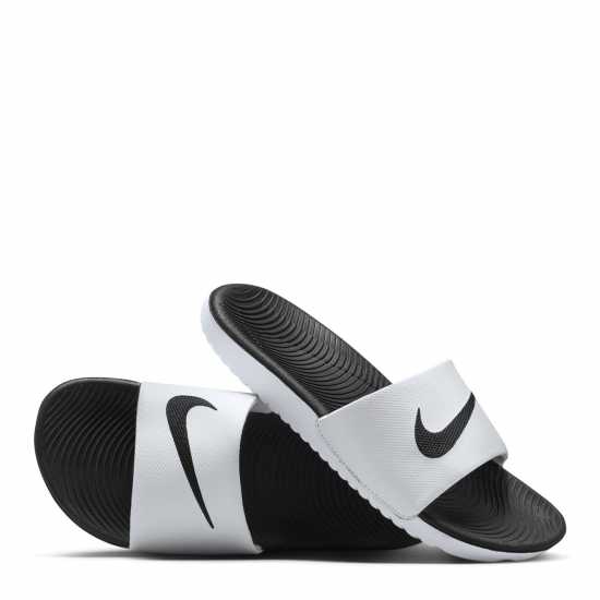 Nike Kawa Junior Slides White/Black Детски сандали и джапанки